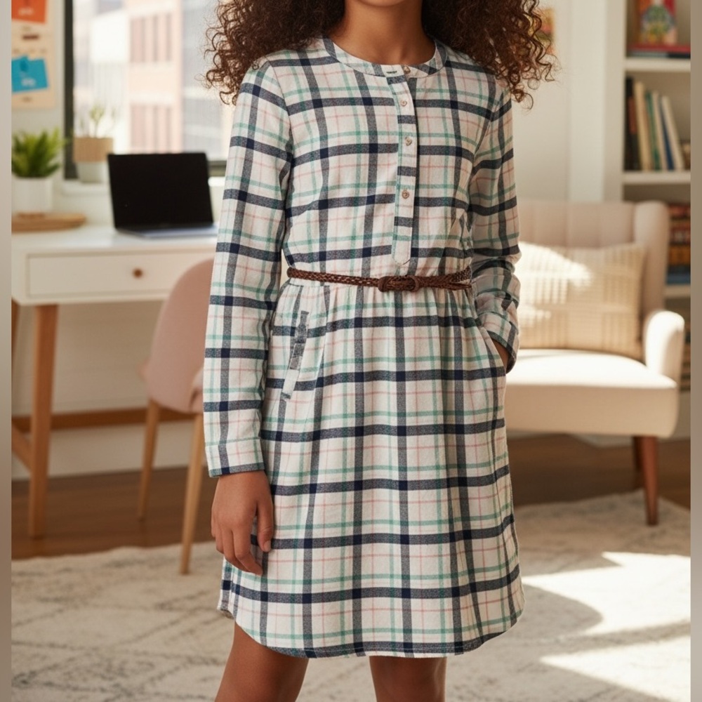 Carter’s Girl’s Plaid Dress, Size: 10/12